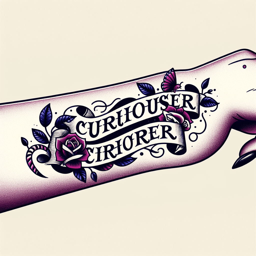 alice in wonderland with the words “ curiouser curiouser”