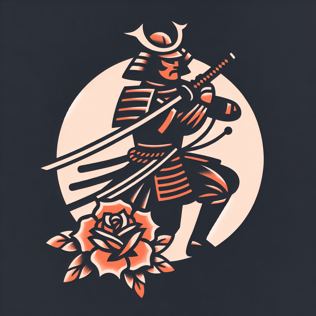 samurai wielding sword