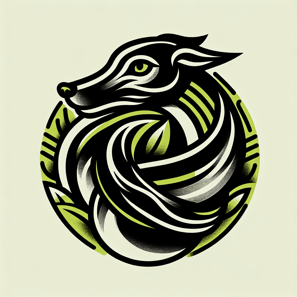 snake with the head of a greyhound