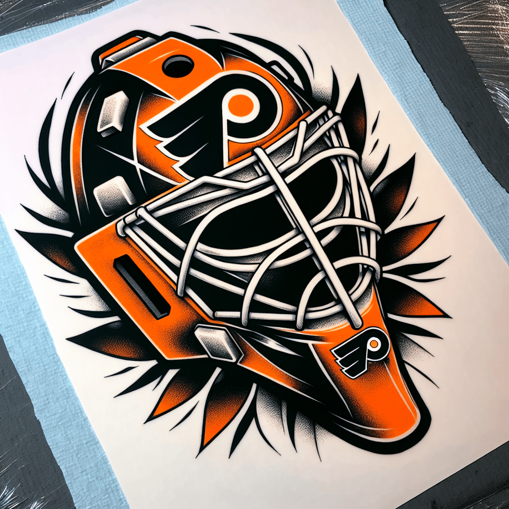 philadelphia flyers hockey goalie mask