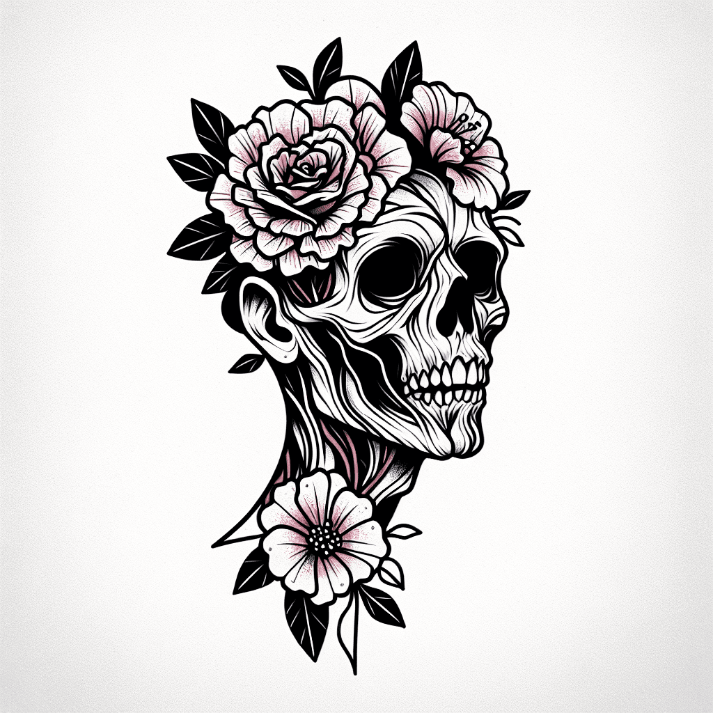 zombies made of flowers