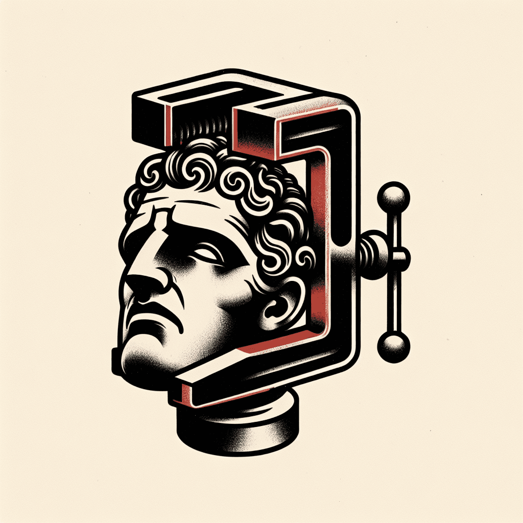 head in a vice grip