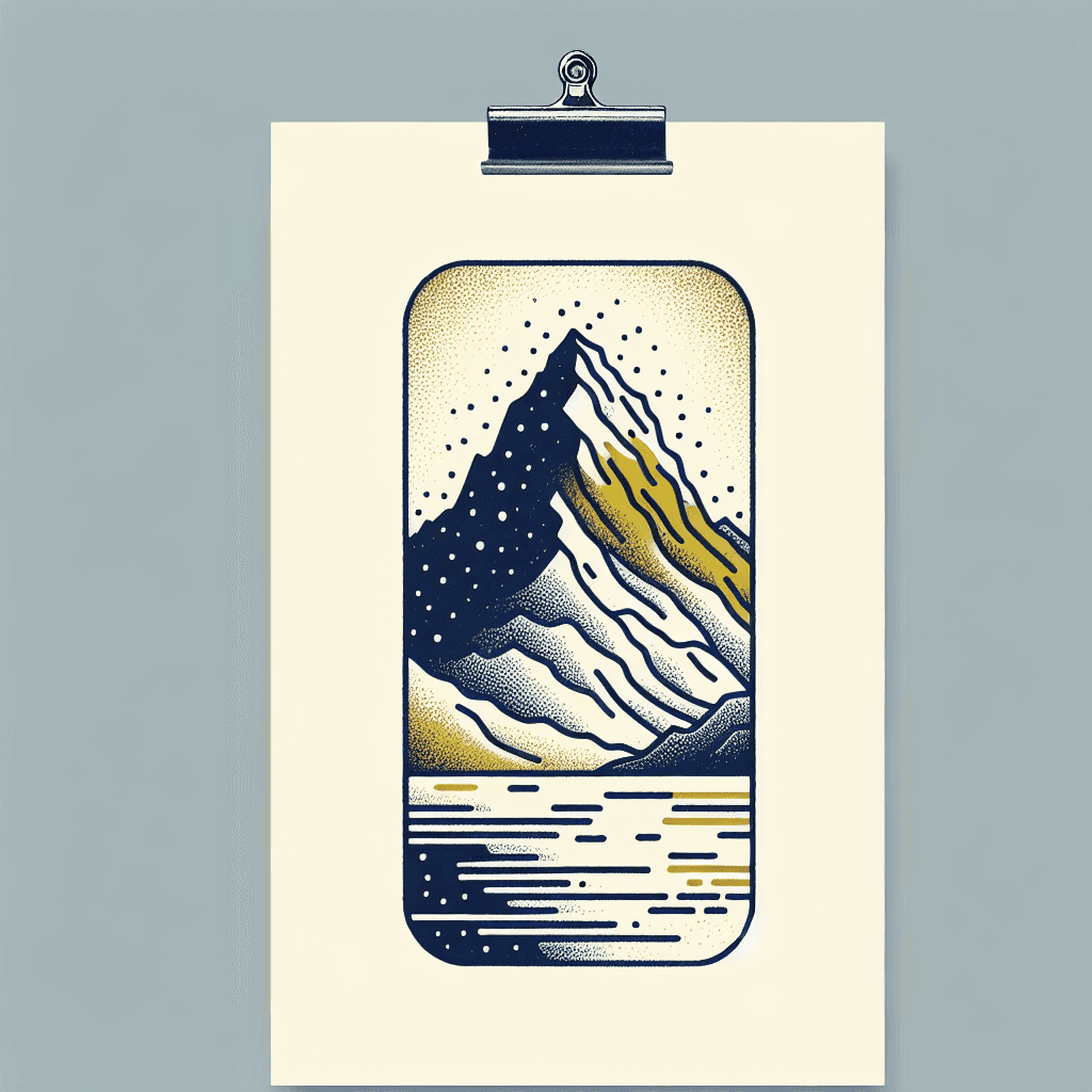 snow covered mountain range
