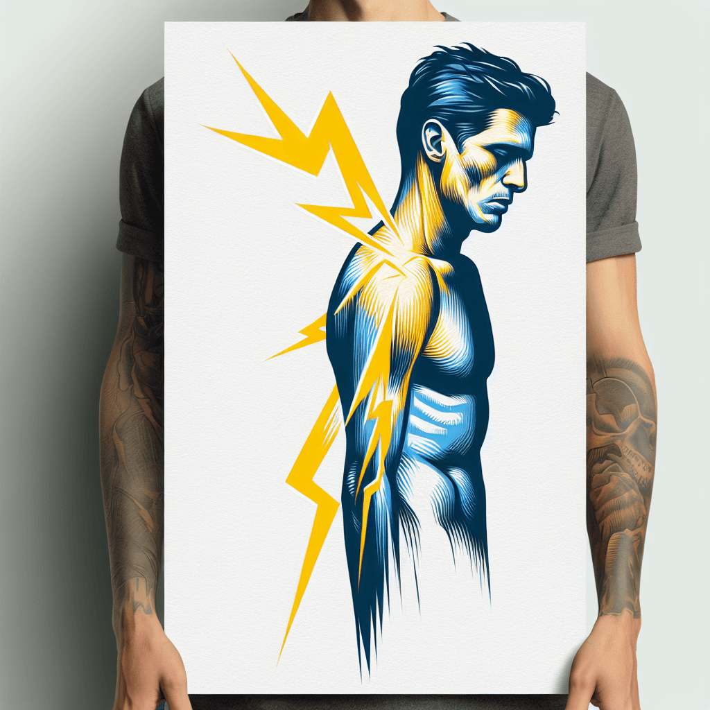 man being electrocuted