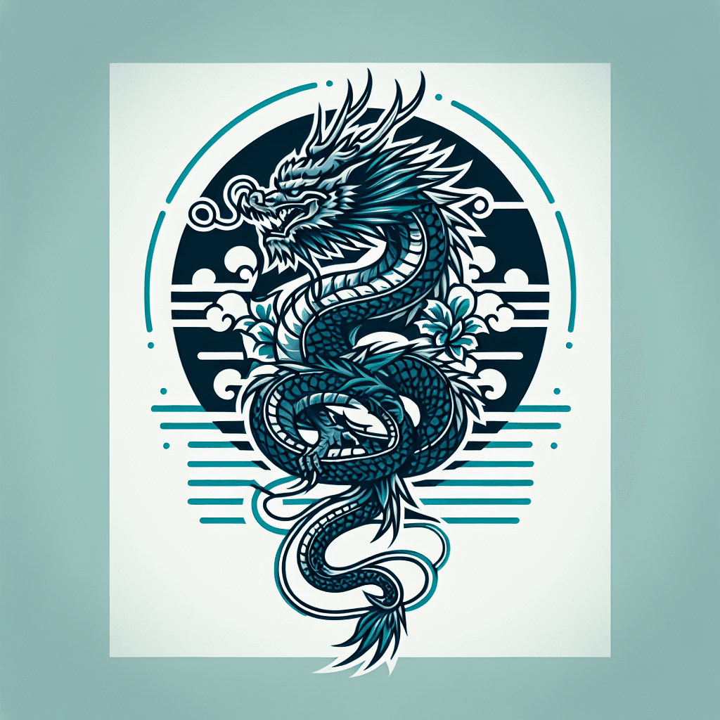tatuagem de dragão nas costas shiryu