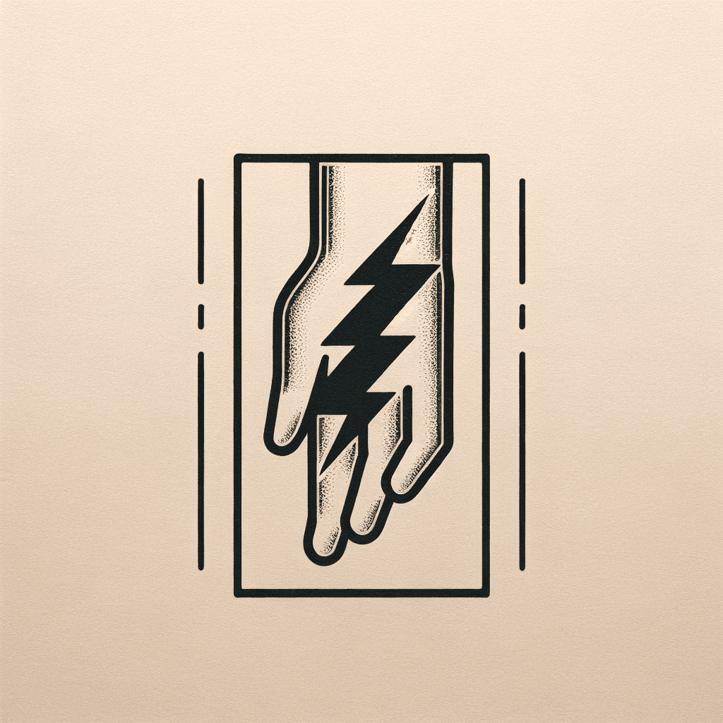 lightning on hand