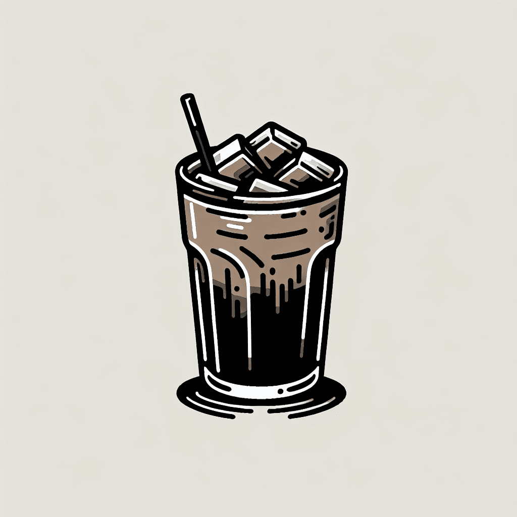 cold brew coffee with ice