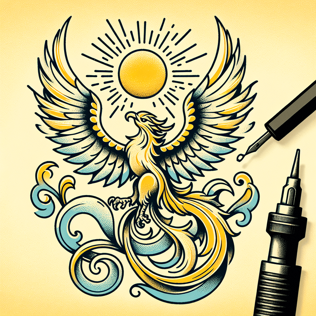 phoenix carrying the sun