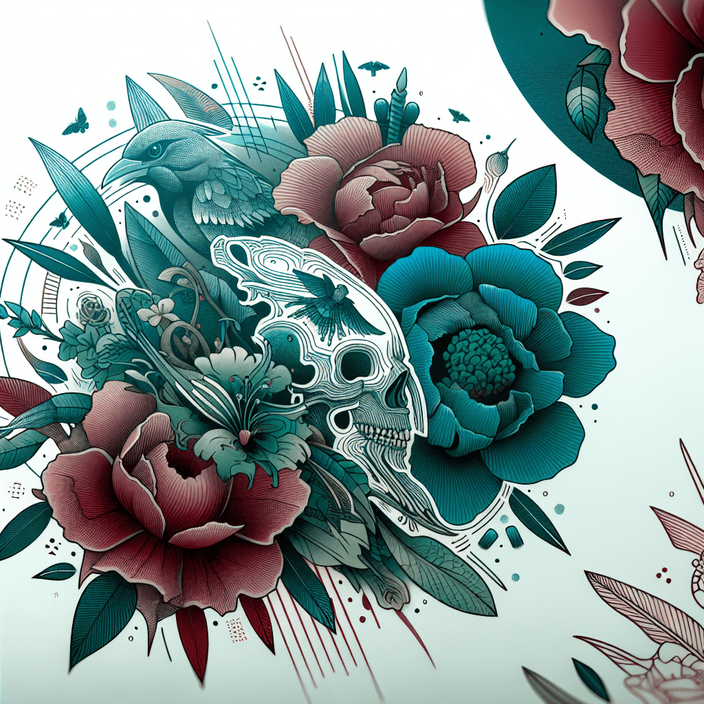 zombies made of flowers
