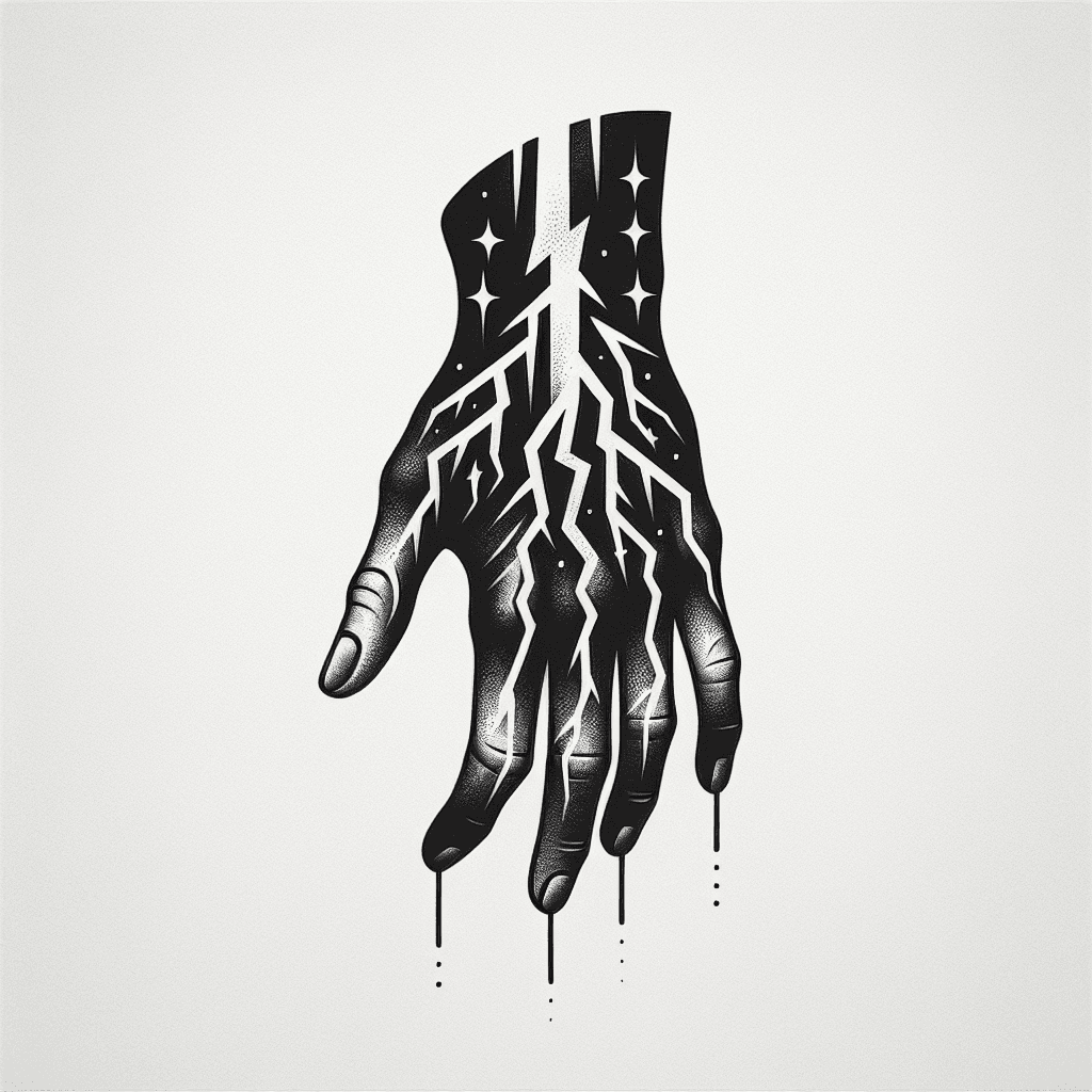 lightning on hand