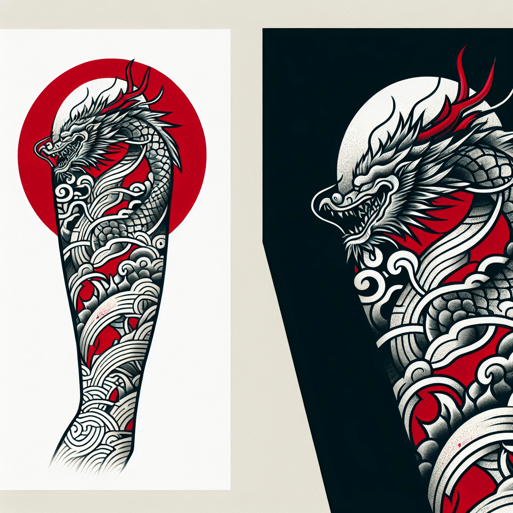 japanese traditional dragon sleeve
