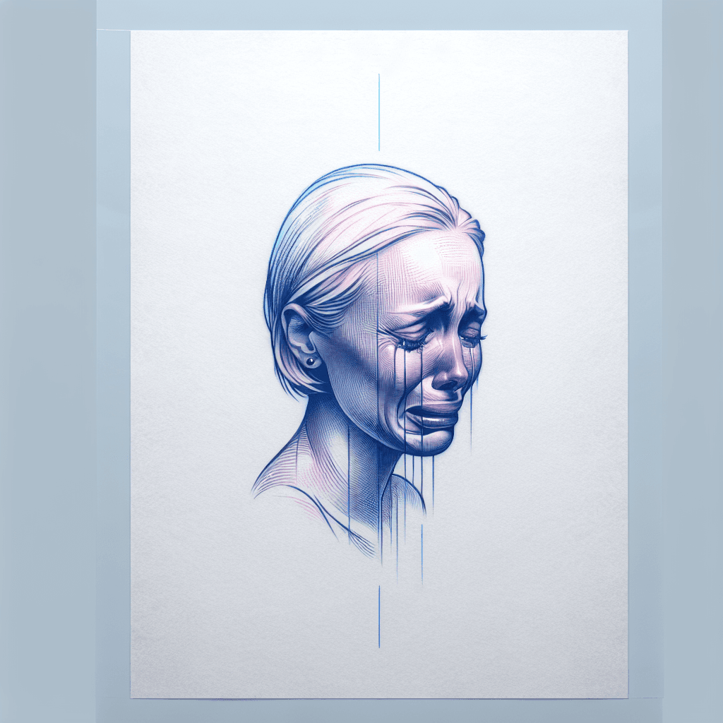 adult crying