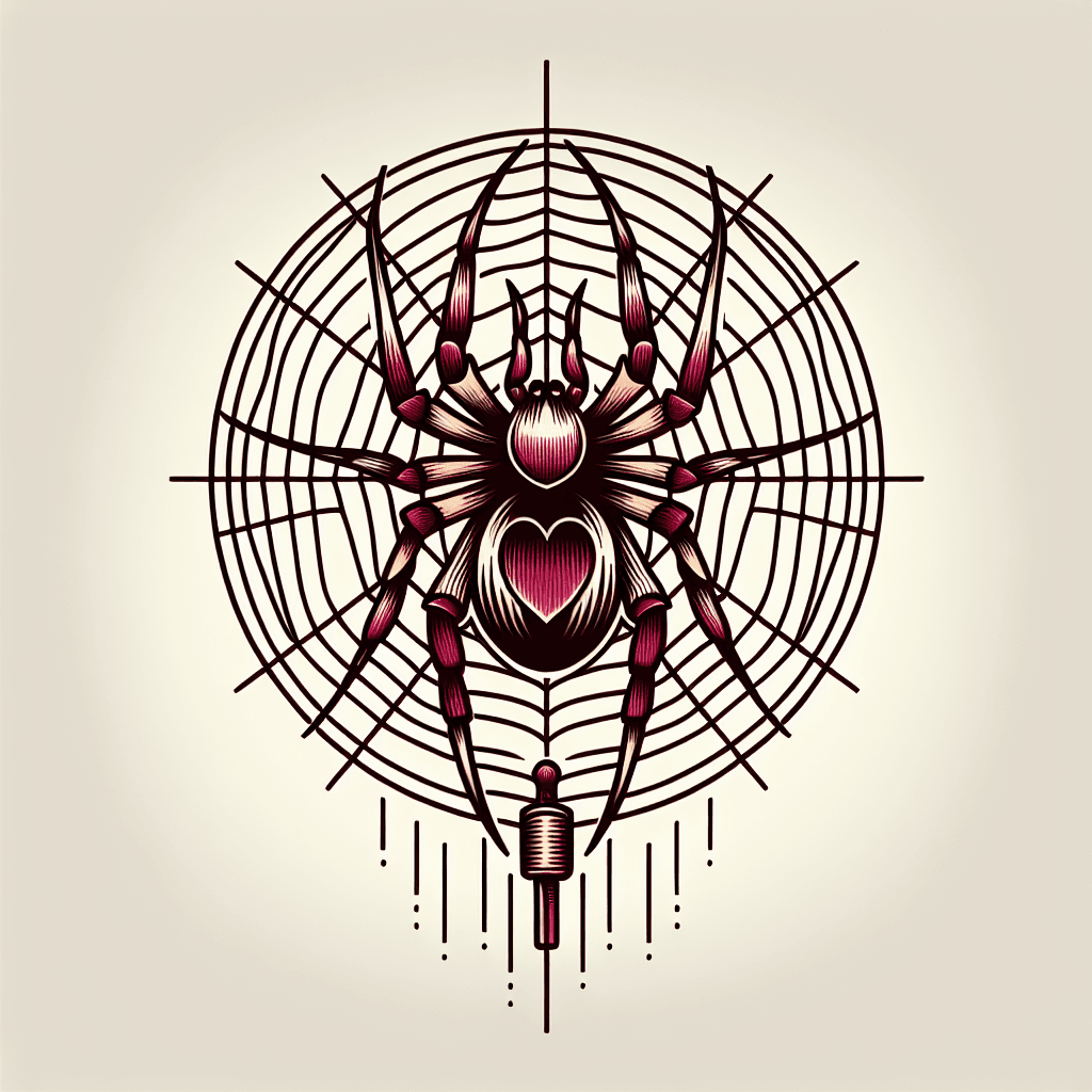 spider in a web