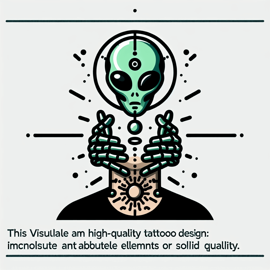 alien controlling a human’s head