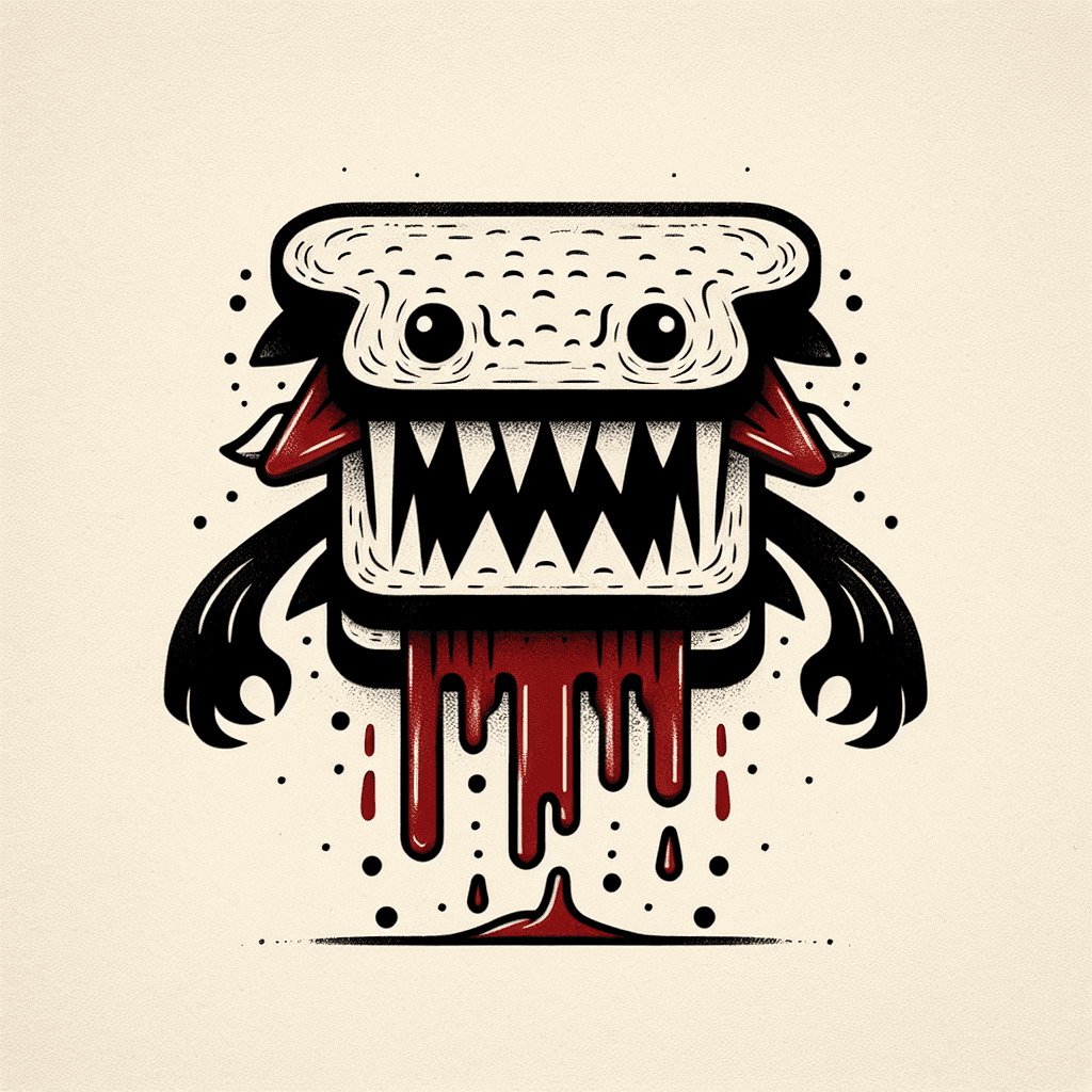 bloody sandwich monster