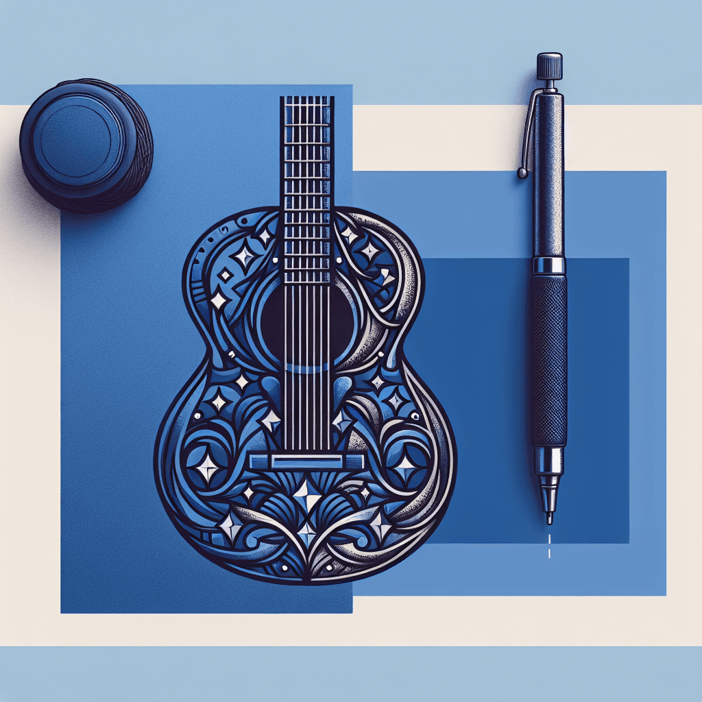 guitar made of diamonds