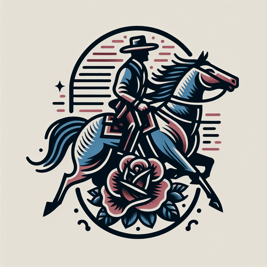 cowboy riding a horse