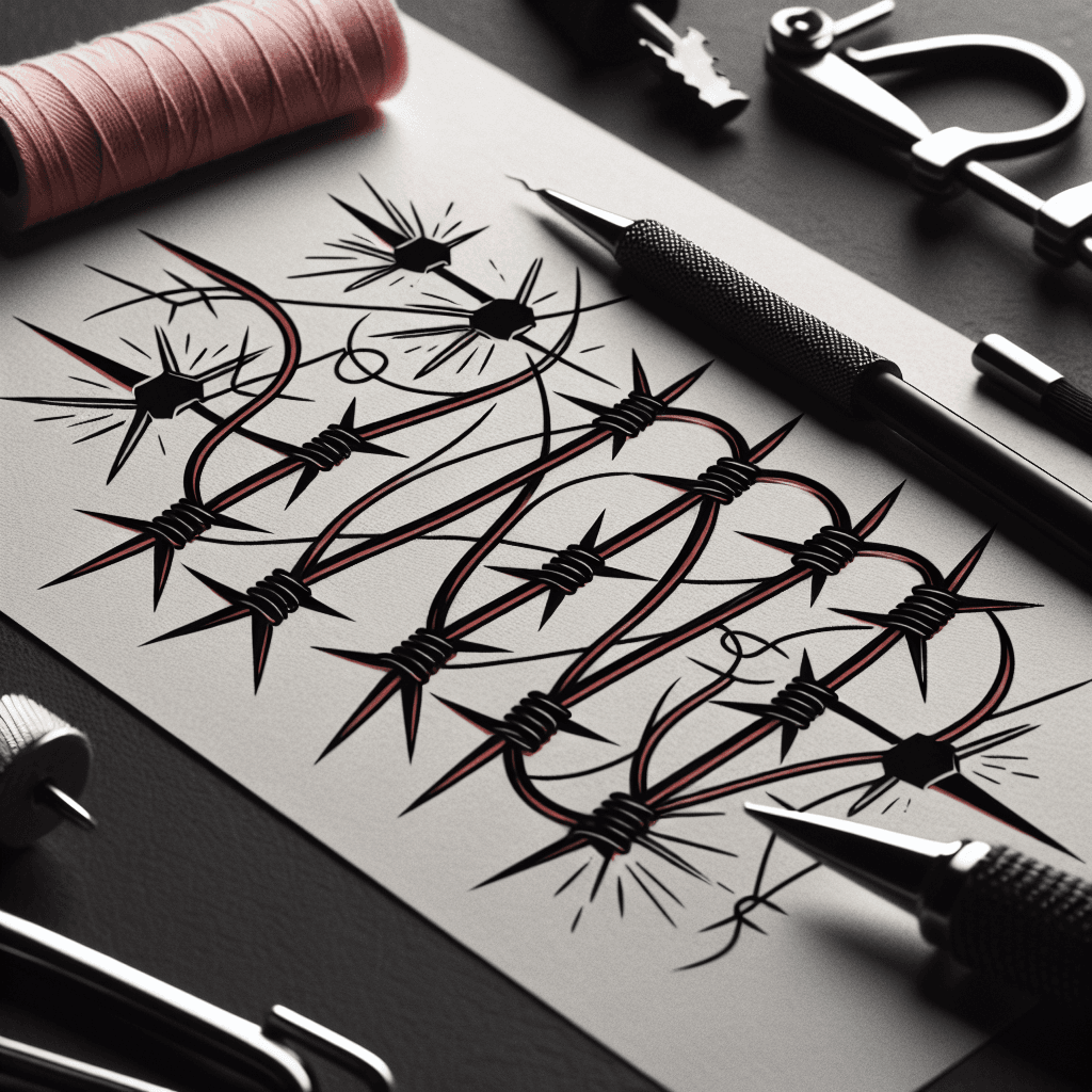 barbed wire