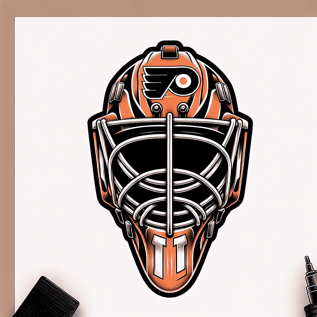 philadelphia flyers hockey goalie mask