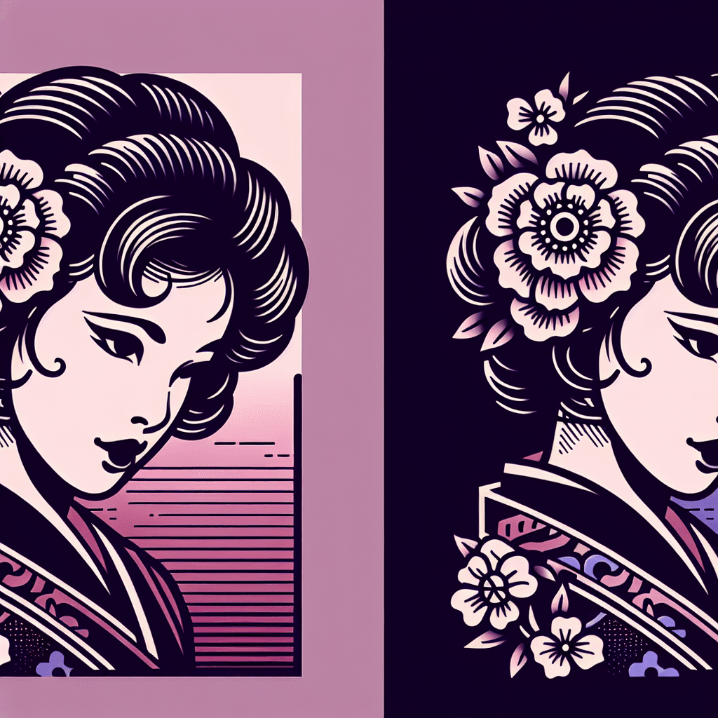 pinup girl with dark hair