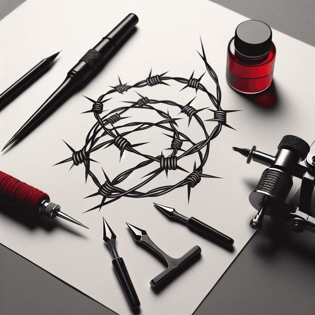 barbed wire