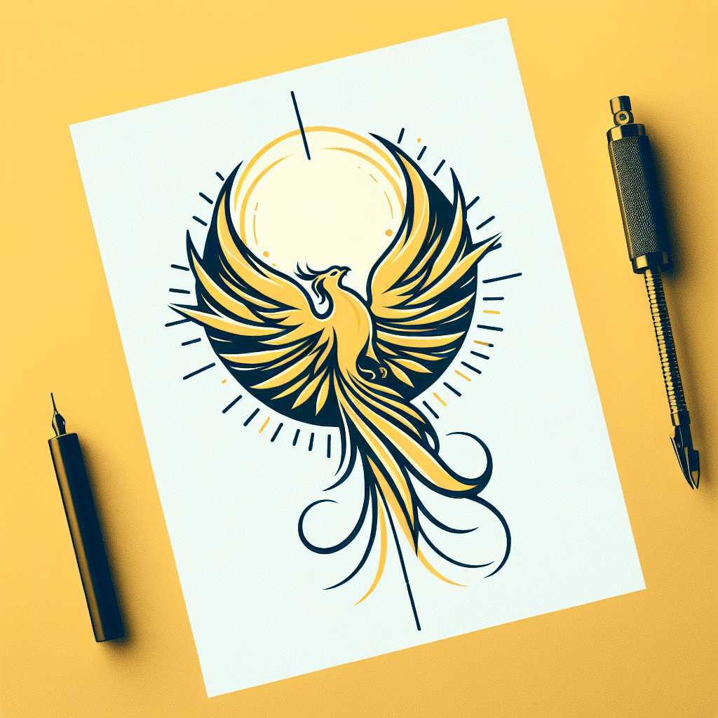 phoenix carrying the sun
