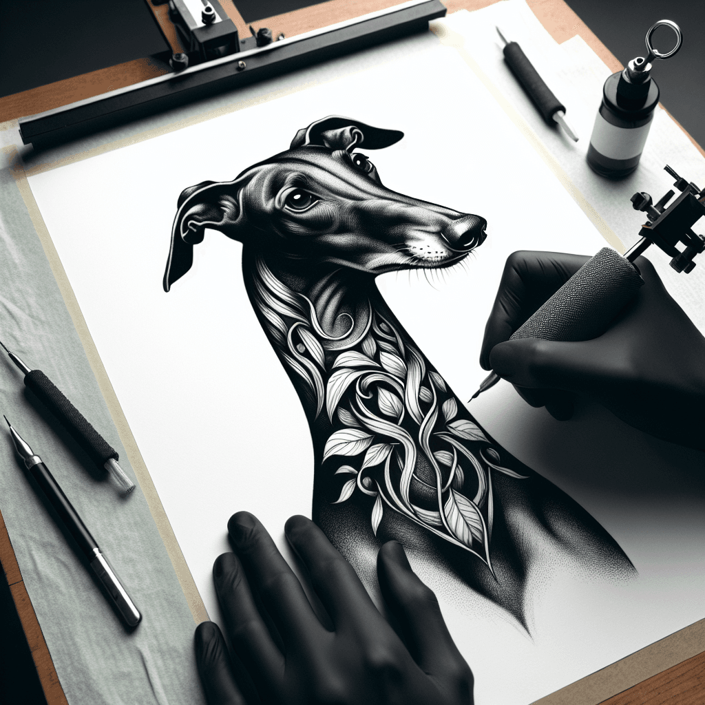 gothic italian greyhound
