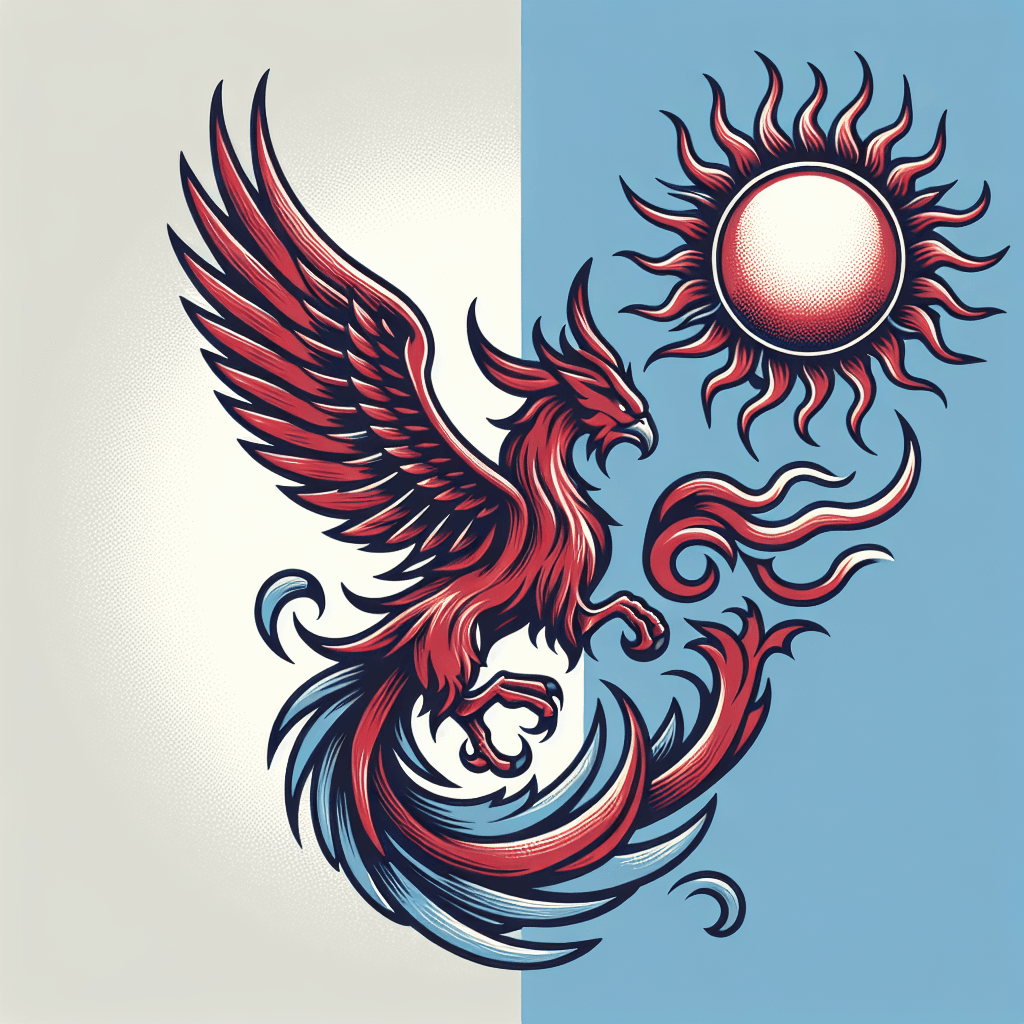 phoenix carrying the sun