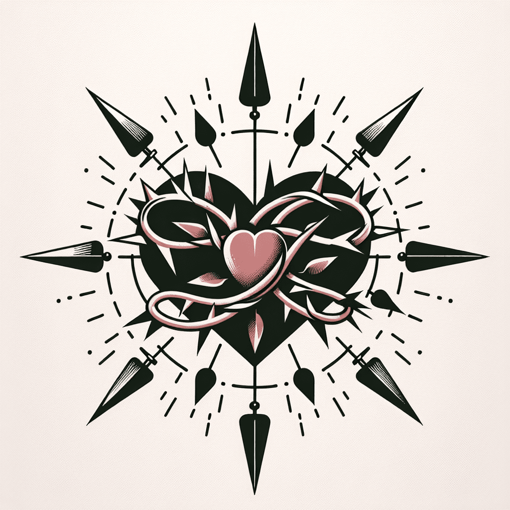 thorns around a heart
