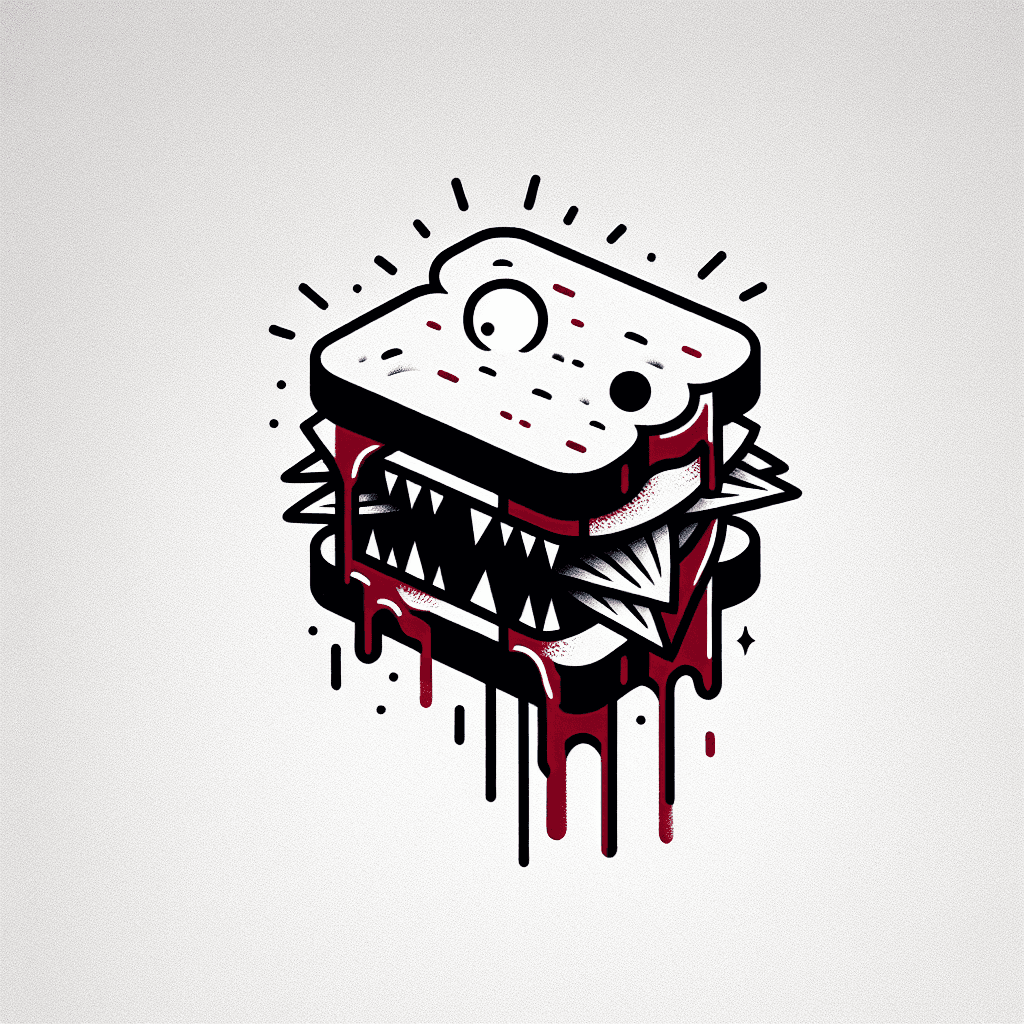 bloody sandwich monster