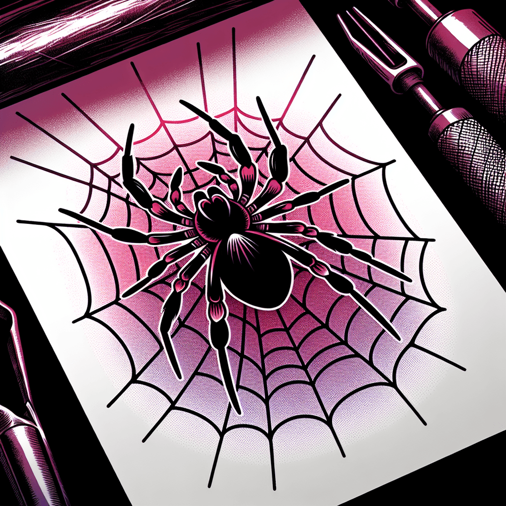 spider in a web