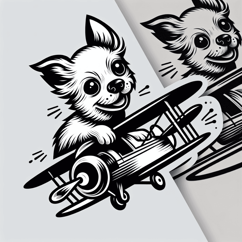snoopy the dog flying a plane