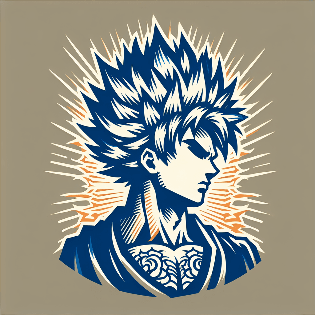 goku from dragon ball z using his powers