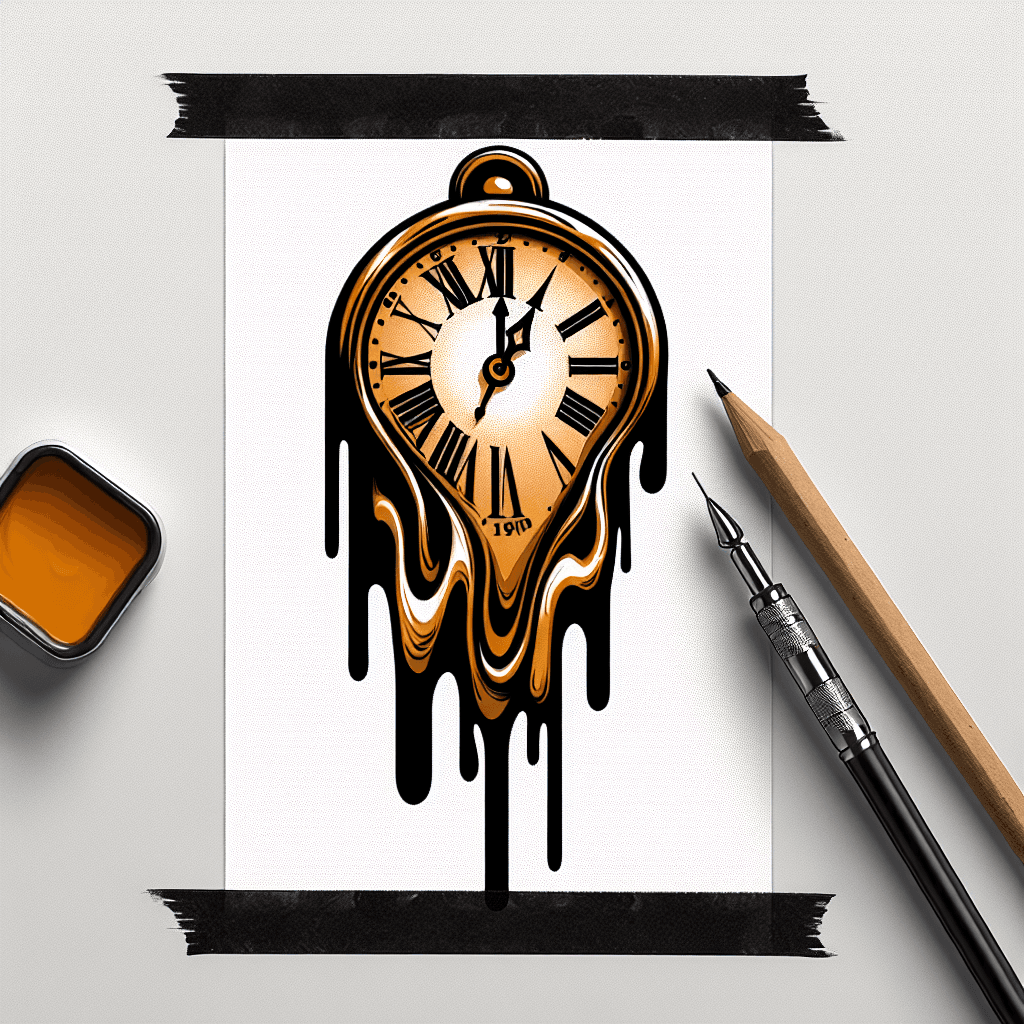 salvador dali melting clock