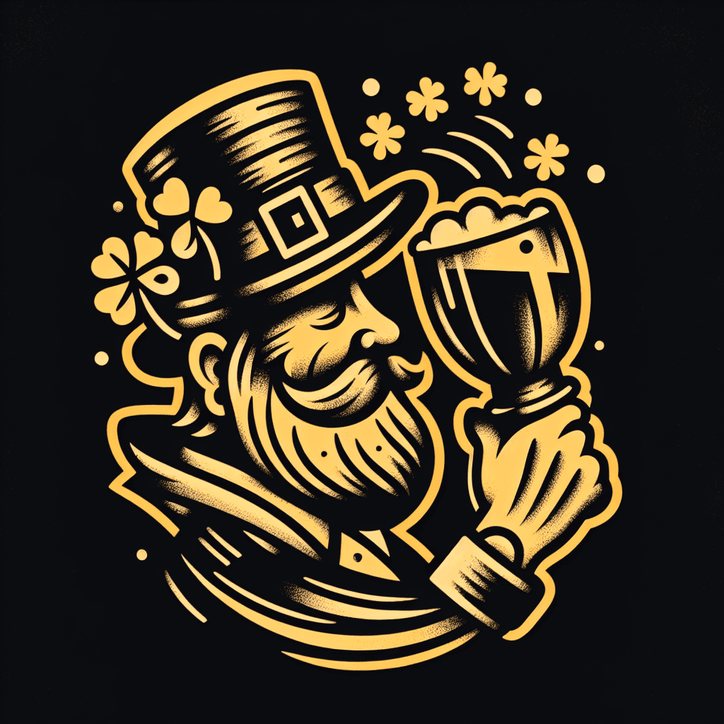 drunk leprechaun saint paddy's day
