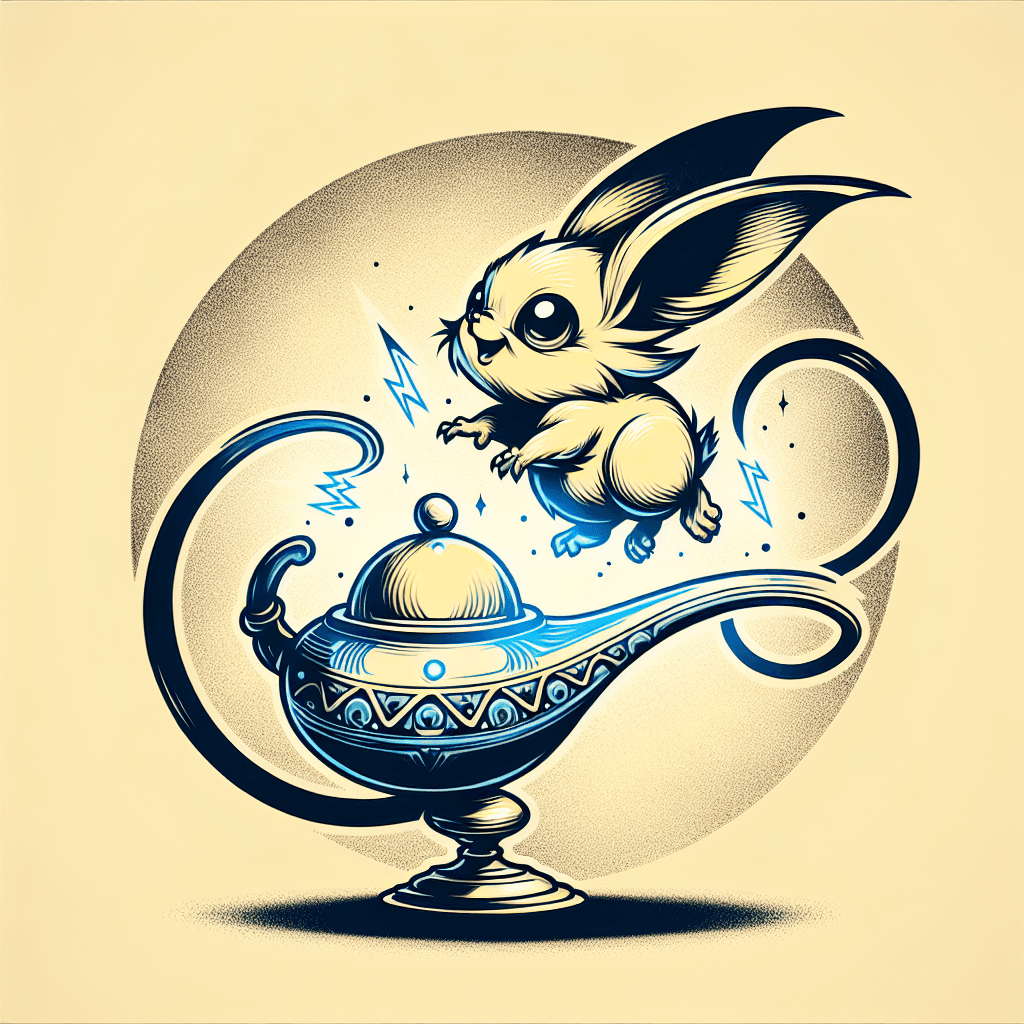 pikachu jumping out of a pokeball with electricity