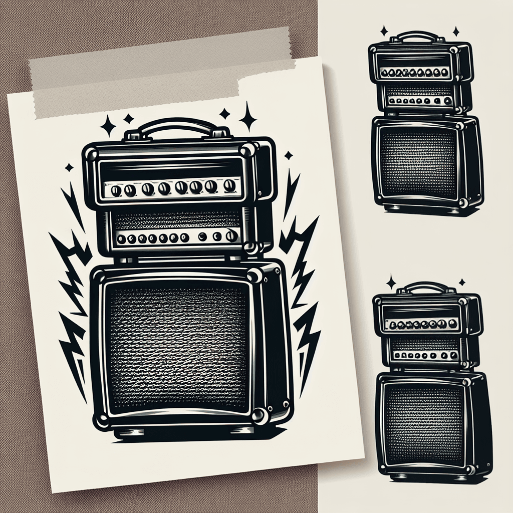 badass rock 90's guitar amp