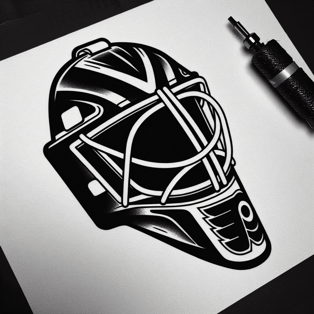 philadelphia flyers hockey goalie mask