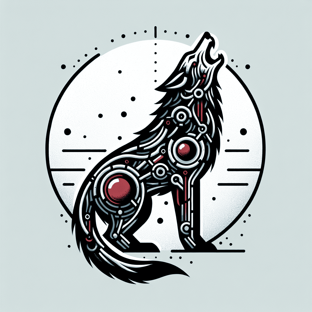 a werewolf howling at the moon