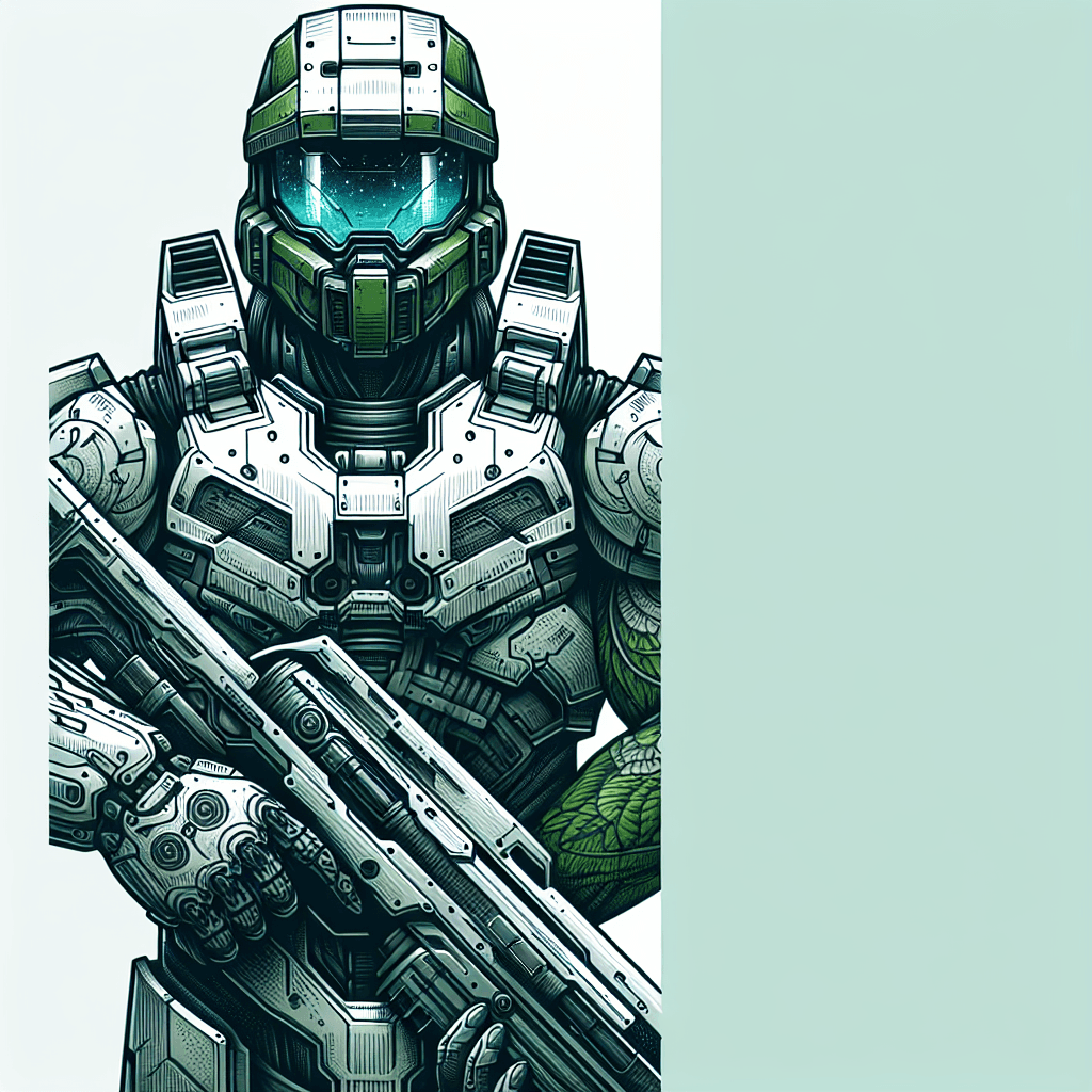 master chief from the game halo