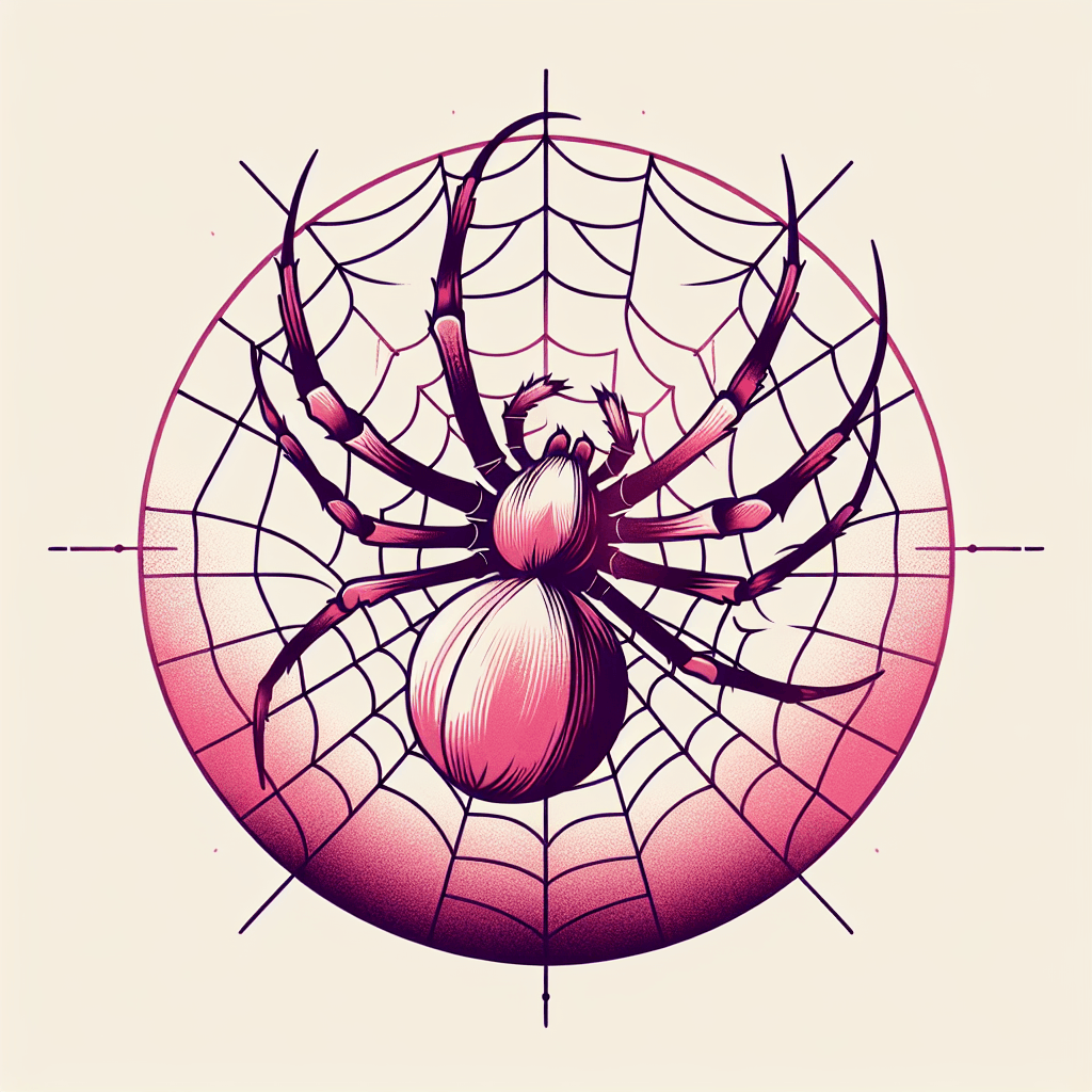 spider in a web