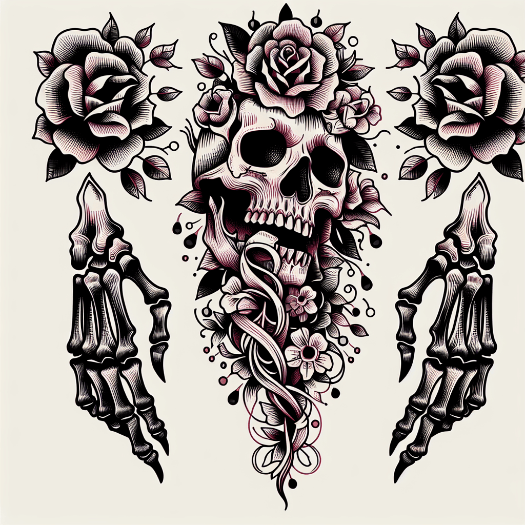 corpses and flowers