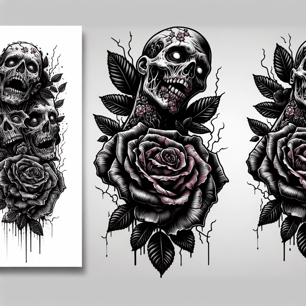 zombies made of flowers