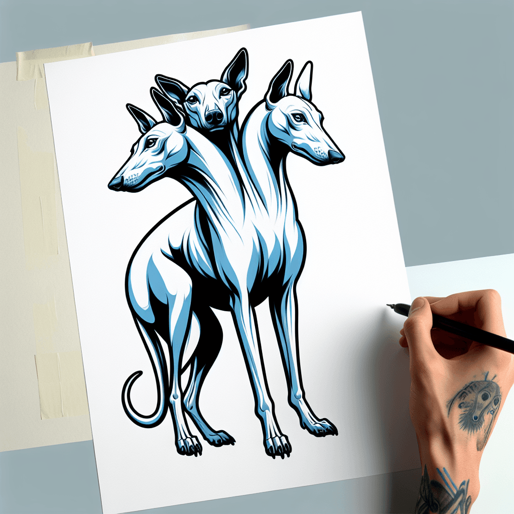 3 headed italian greyhound